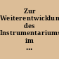 Zur Weiterentwicklung des Instrumentariums im 18. Jahrhundert : Konferenzbericht der 13. Wissenschaftlichen Arbeitstagung, Blankenburg/Harz, 21. Juni 1985 bis 23. Juni 1985
