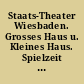 Staats-Theater Wiesbaden. Grosses Haus u. Kleines Haus. Spielzeit 1929/30 [Programmheft]