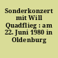 Sonderkonzert mit Will Quadflieg : am 22. Juni 1980 in Oldenburg [Programmheft]