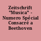 Zeitschrift "Musica" - Numero Spécial Consacré a Beethoven
