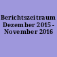 Berichtszeitraum Dezember 2015 - November 2016