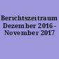 Berichtszeitraum Dezember 2016 - November 2017