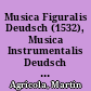 Musica Figuralis Deudsch (1532), Musica Instrumentalis Deudsch (1529), Musica Choralis Deudsch (1533), Rudimenta Musices (1539)