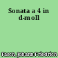 Sonata a 4 in d-moll
