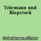 Telemann und Klopstock