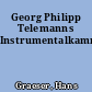 Georg Philipp Telemanns Instrumentalkammermusik
