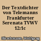 Der Textdichter von Telemanns Frankfurter Serenata TVWV 12:1c