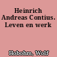 Heinrich Andreas Contius. Leven en werk