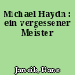 Michael Haydn : ein vergessener Meister