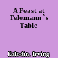 A Feast at Telemann`s Table