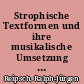 Strophische Textformen und ihre musikalische Umsetzung - Zwei geistliche Oden in Telemanns Kirchenmusik um 1760