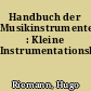 Handbuch der Musikinstrumente : Kleine Instrumentationslehre