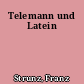 Telemann und Latein