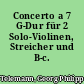 Concerto a 7 G-Dur für 2 Solo-Violinen, Streicher und B-c.