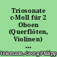 Triosonate c-Moll für 2 Oboen (Querflöten, Violinen) und B.c.