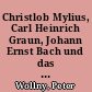 Christlob Mylius, Carl Heinrich Graun, Johann Ernst Bach und das Passionsoratorium "O Seele, deren Sehnen"